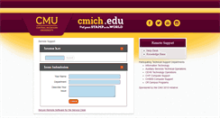 Desktop Screenshot of helpdesk.remotesupport.cmich.edu