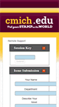 Mobile Screenshot of helpdesk.remotesupport.cmich.edu
