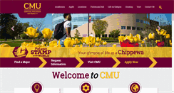 Desktop Screenshot of go.cmich.edu