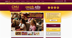 Desktop Screenshot of cmich.edu