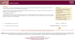 Desktop Screenshot of bulletins.cmich.edu