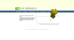 Desktop Screenshot of cmcherbarium.bio.cmich.edu